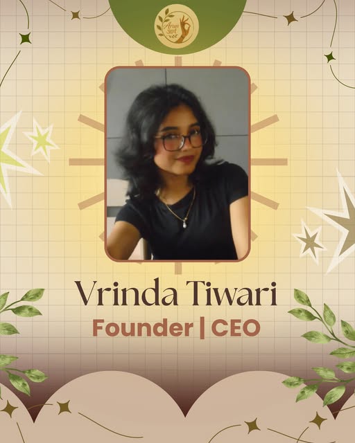 Vrinda Tiwari, 16-year-old Founder and CEO of Arunarya, Saharanpur