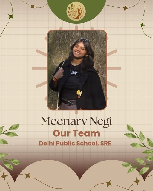 Meenarv Negi, Sustainability Lead at Arunarya