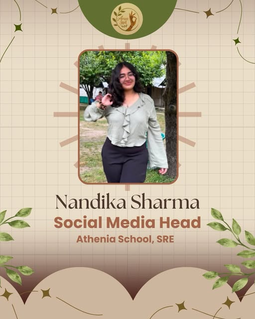 Nandika Sharma, Social Media Head at Arunarya